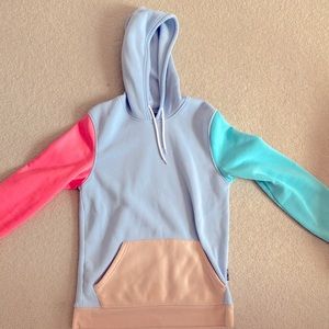 Colorblock Hoodie Size S